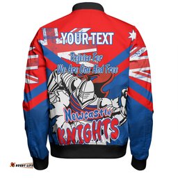 Amazing Aussie Newcastle Knights Happy Australia Day We Are One And Free Bomber Jacket
