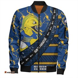 Amazing Aussie Parramatta Eels Sport Theme Song For Rugby With Sporty Style Bomber Jacket