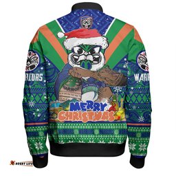 Amazing Aussie New Zealand Warriors Christmas Custom Warriors Santa Aussie Big Things Bomber Jacket