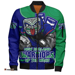 Amazing Aussie New Zealand Warriors Battle For Glory Rugby Finals Edition Bomber Jacket