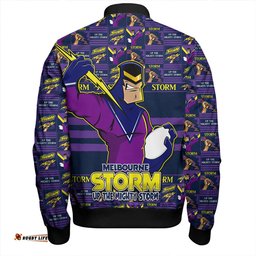 Amazing Aussie Melbourne Storm Champion���s Pride Comic Style Bomber Jacket