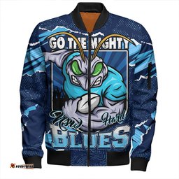 Amazing Aussie New South Wales Blues NSW Rampage Cockroaches Edition Bomber Jacket