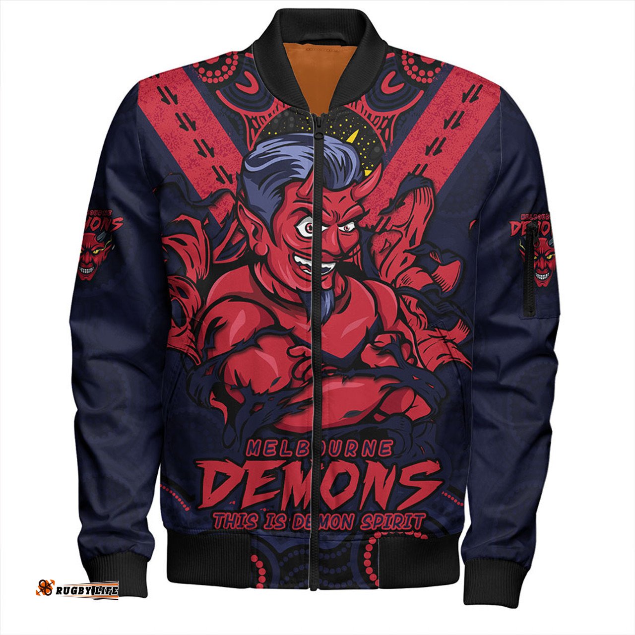 Amazing Aussie Melbourne Ripped Legacy Of The Game Bomber Jacket