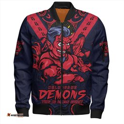 Amazing Aussie Melbourne Ripped Legacy Of The Game Bomber Jacket