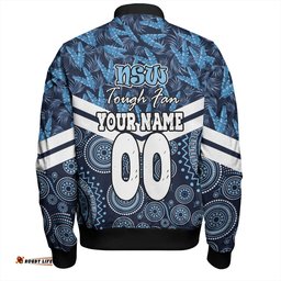 Amazing Aussie Cockroach Custom Tropical Patterns And Dot Painting Eat Sleep Repeat Bomber Jacket
