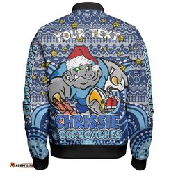 Amazing Aussie New South Wales Cockroaches Christmas Custom Christmas Knit Patterns Vintage Jersey Ugly Bomber Jacket