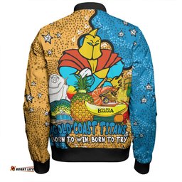 Amazing Aussie Gold Coast Titans Custom Australian Big Things Bomber Jacket