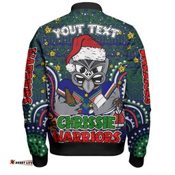 Amazing Aussie New Zealand Warriors Christmas Custom Christmas Knit Patterns Vintage Jersey Ugly Bomber Jacket