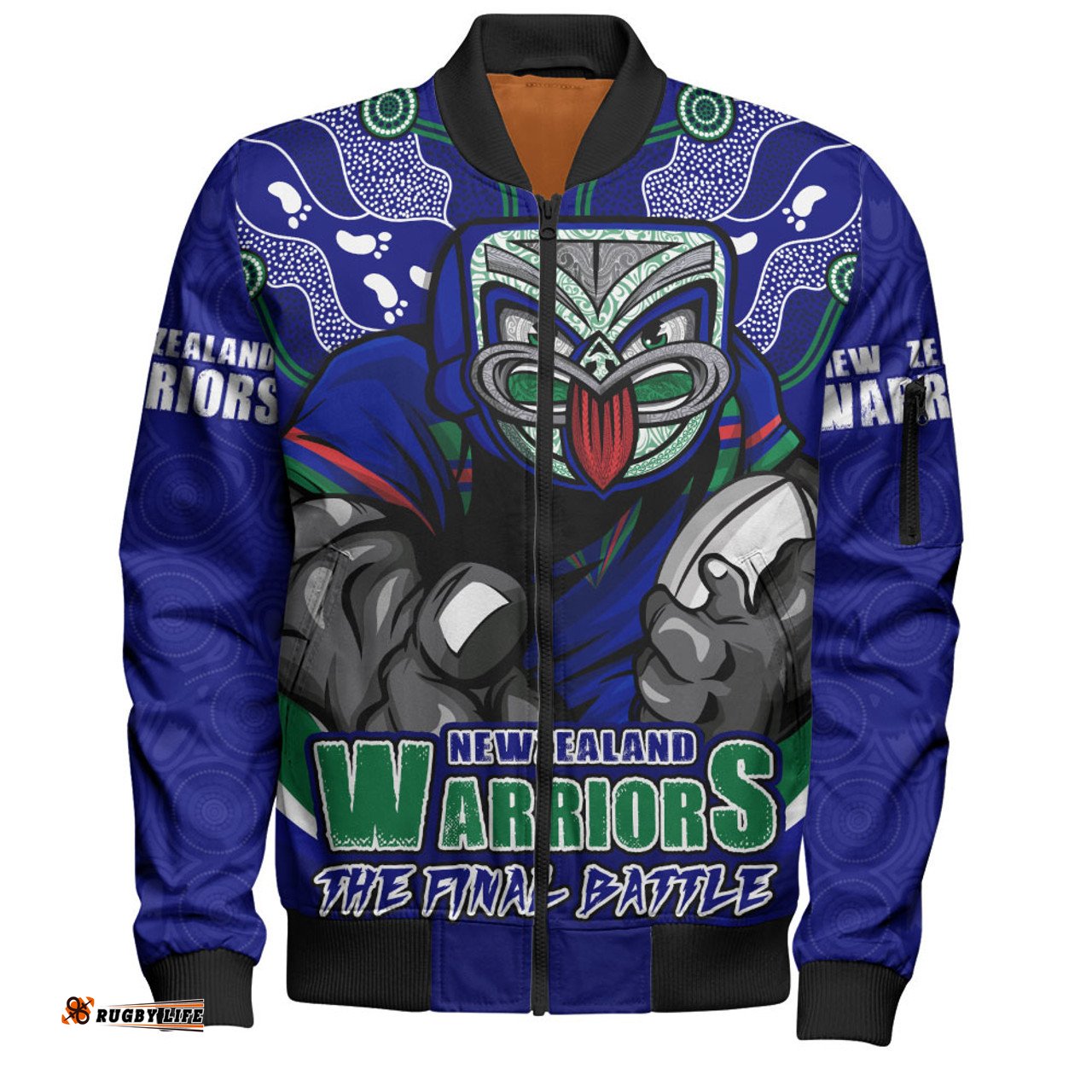 Amazing Aussie New Zealand Warriors Final Clash Battle Edition Bomber Jacket