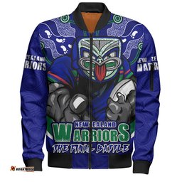 Amazing Aussie New Zealand Warriors Final Clash Battle Edition Bomber Jacket