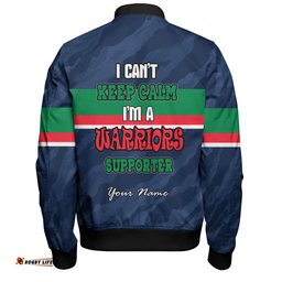 Amazing Aussie New Zealand Warriors Custom Warriors Supporter Bomber Jacket Bomber Jacket
