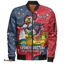 Amazing Aussie Sydney Roosters Custom Australian Big Things Bomber Jacket