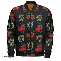 Amazing Aussie Penrith Panthers Custom Penrith Panthers With Maori Patterns Bomber Jacket