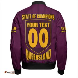 Amazing Aussie Queensland Maroons Dynasty Of Maroons Bomber Jacket