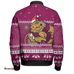Amazing Aussie Queensland Cane Toads Christmas Custom Ugly Xmas And Aboriginal Patterns For Die Hard Fan Bomber Jacket