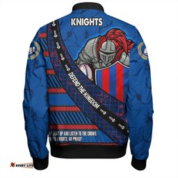 Amazing Aussie Newcastle Knights Sport Theme Song For Rugby With Sporty Style Bomber Jacket