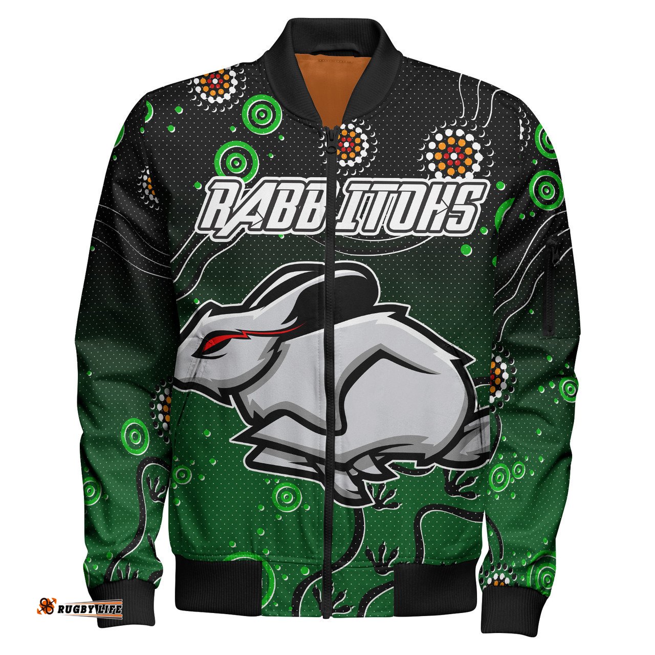 Amazing Aussie South Sydney Rabbitohs South Sydney Rabbitohs Bomber Jacket