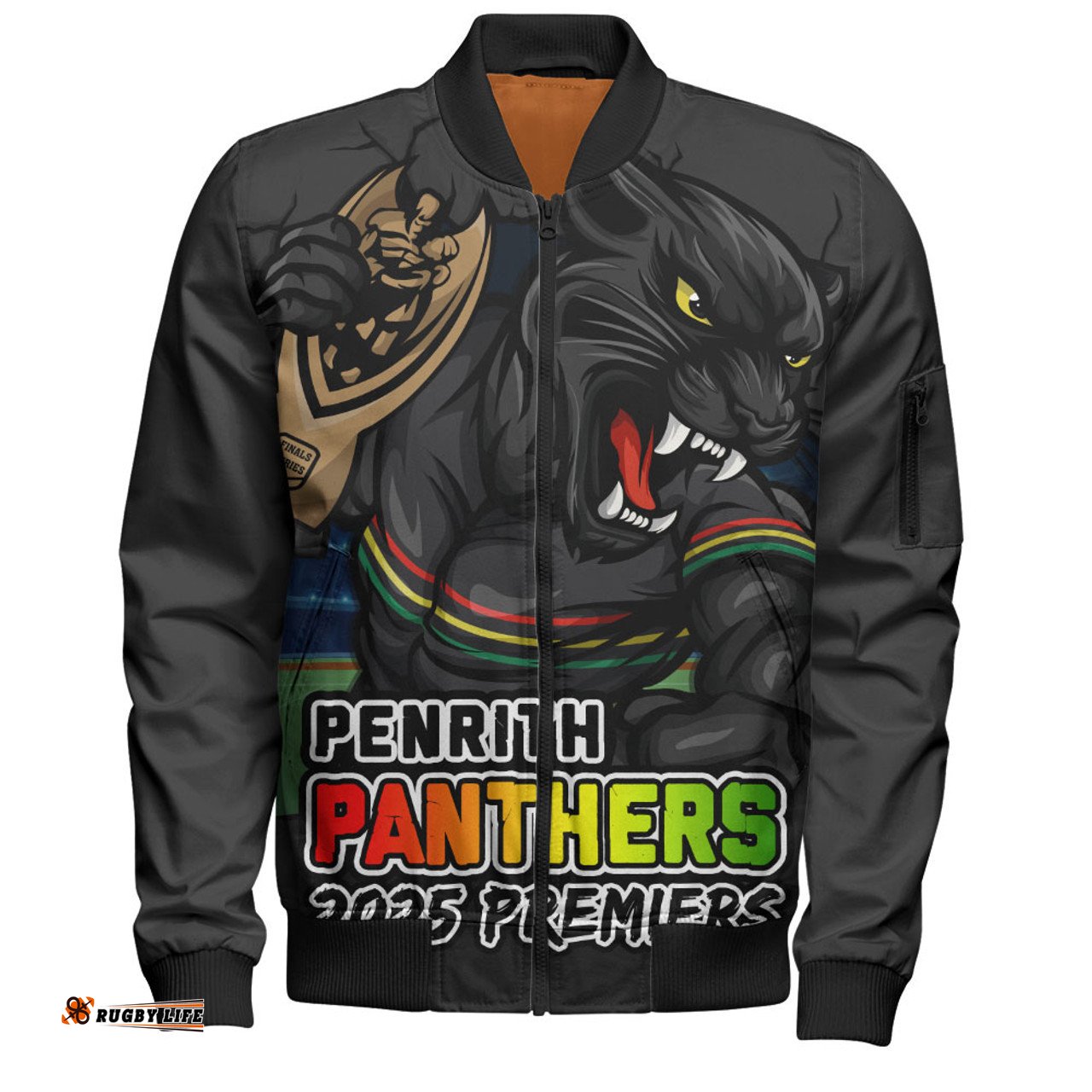 Amazing Aussie Penrith Panthers Unleash Power In The Ultimate Battle Bomber Jacket