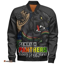 Amazing Aussie Penrith Panthers Unleash Power In The Ultimate Battle Bomber Jacket