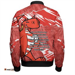 Amazing Aussie St. George Illawarra Dragons Theme Song Bomber Jacket