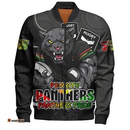 Amazing Aussie Penrith Panthers Battle For Glory Rugby Finals Edition Bomber Jacket