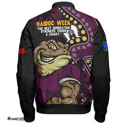 Amazing Aussie Queensland Maroons NAIDOC Indigenous Warrior Spirit Bomber Jacket