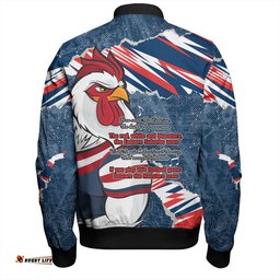 Amazing Aussie Sydney Roosters Theme Song Bomber Jacket