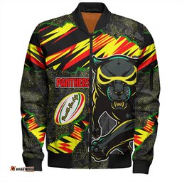 Amazing Aussie Penrith Panthers Theme Song Bomber Jacket