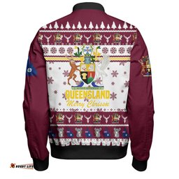 Amazing Aussie Queensland Christmas Merry Chrissie Bomber Jacket