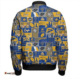 Amazing Aussie West Coast Eagles Legacy Of The Pride Comic Style Bomber Jacket