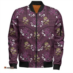 Amazing Aussie Cane Toads Custom QLD With Maori Patterns Bomber Jacket