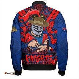 Amazing Aussie Newcastle Knights Ripped Legacy Of The Game The ANZAC Spirit Lives On Bomber Jacket