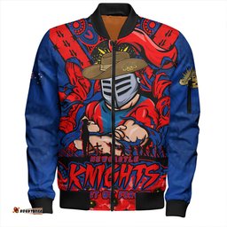 Amazing Aussie Newcastle Knights Ripped Legacy Of The Game The ANZAC Spirit Lives On Bomber Jacket
