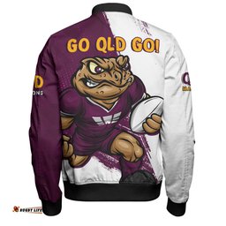 Amazing Aussie Queensland Maroons Battleborn Maroons Bomber Jacket