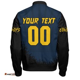 Amazing Aussie North Queensland Cowboys Heart Of A Fighter Tough And Fearless Bomber Jacket
