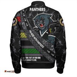 Amazing Aussie Penrith Panthers Theme Song For Rugby With Sporty Style Bomber Jacket