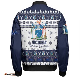 Amazing Aussie Victoria Christmas Merry Chrissie Bomber Jacket
