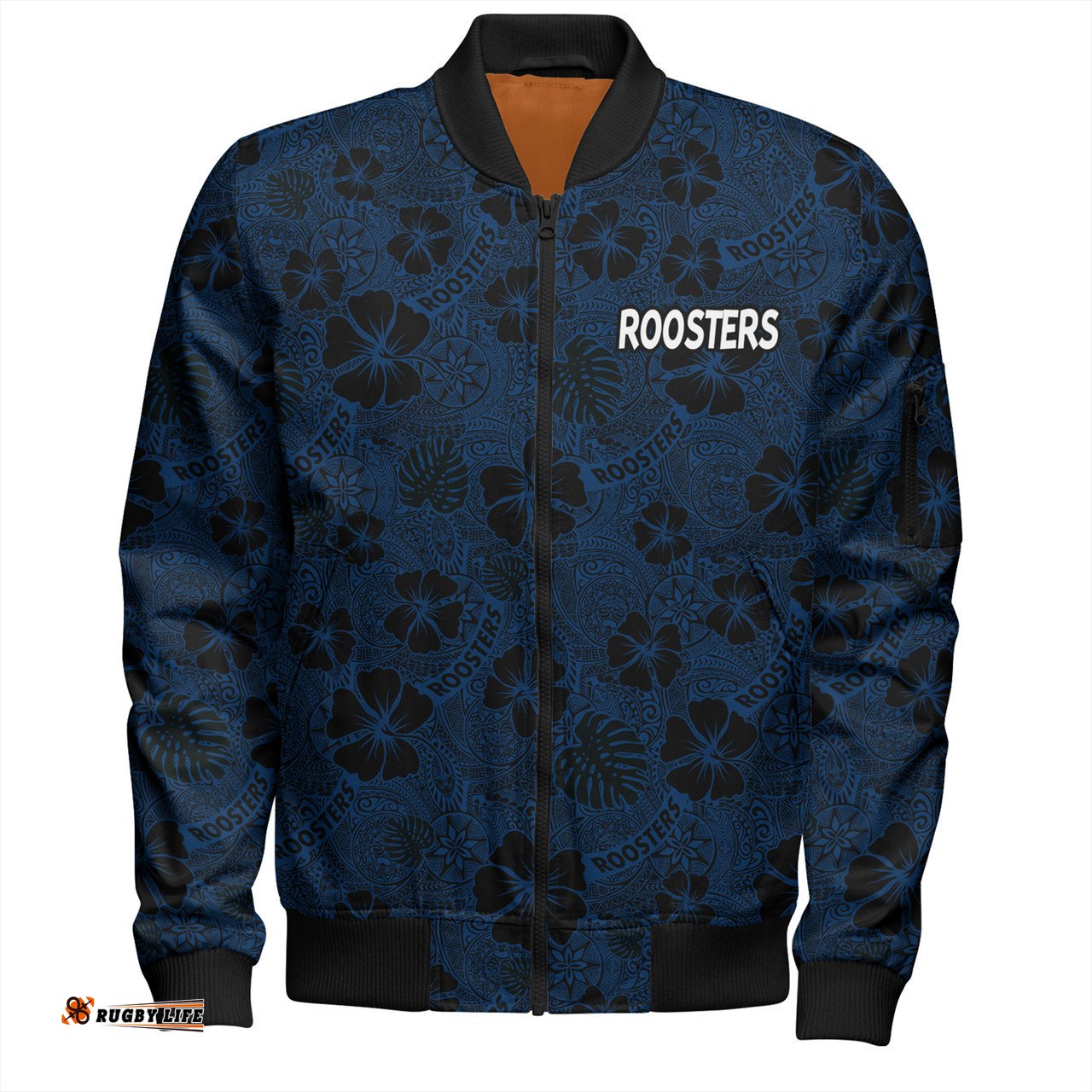 Amazing Aussie Sydney Roosters Scream With Tropical Patterns Bomber Jacket