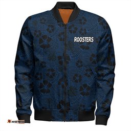 Amazing Aussie Sydney Roosters Scream With Tropical Patterns Bomber Jacket