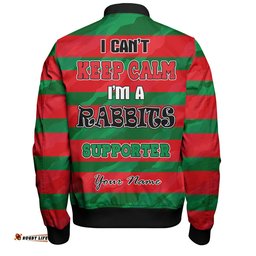 Amazing Aussie South Sydney Rabbitohs Bunnies Supporter BomberJacket Bomber Jacket