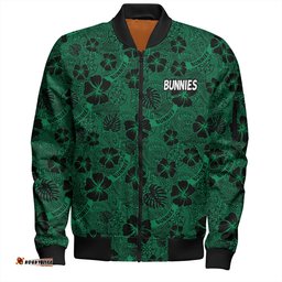 Amazing Aussie South Sydney Rabbitohs Scream With Tropical Patterns Bomber Jacket