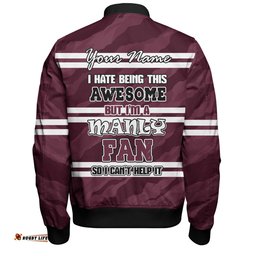 Amazing Aussie Manly Warringah Sea Eagles I Hate Being This Awesome But Eagles Bomber Jacket