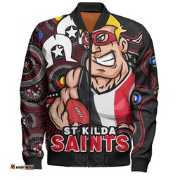 Amazing Aussie St Kilda NAIDOC Spirit Of Country Bomber Jacket