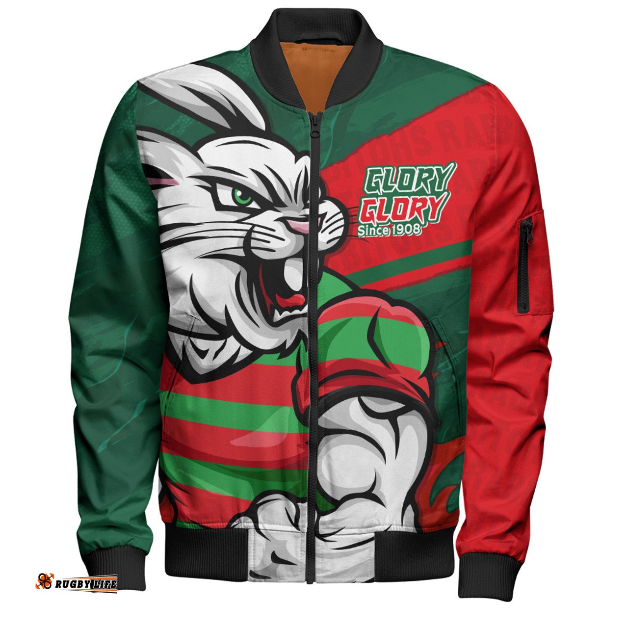 Amazing Aussie South Sydney Rabbitohs Defend The Pride Bomber Jacket