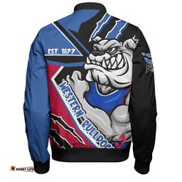 Amazing Aussie Western Bulldogs Battlefield Glory Gear Bomber Jacket