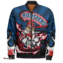 Amazing Aussie Sydney Roosters Premiership Series Sports Gear Bomber Jacket