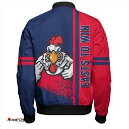 Amazing Aussie Sydney Roosters Sydney Roosters Mascot Quater Style Bomber Jacket