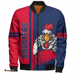 Amazing Aussie Sydney Roosters Sydney Roosters Mascot Quater Style Bomber Jacket