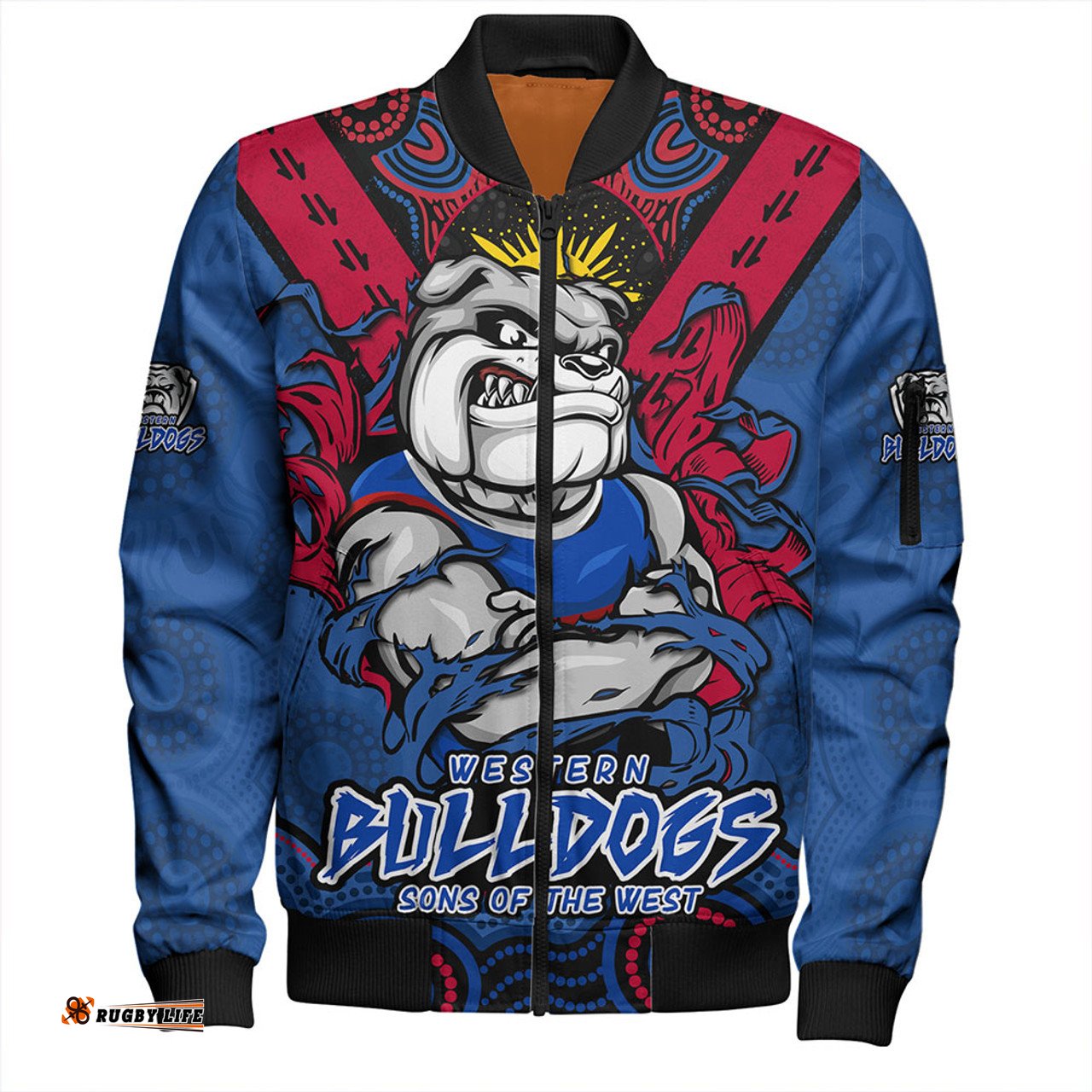 Amazing Aussie Western Bulldogs Ripped Legacy Of The Game Bomber Jacket