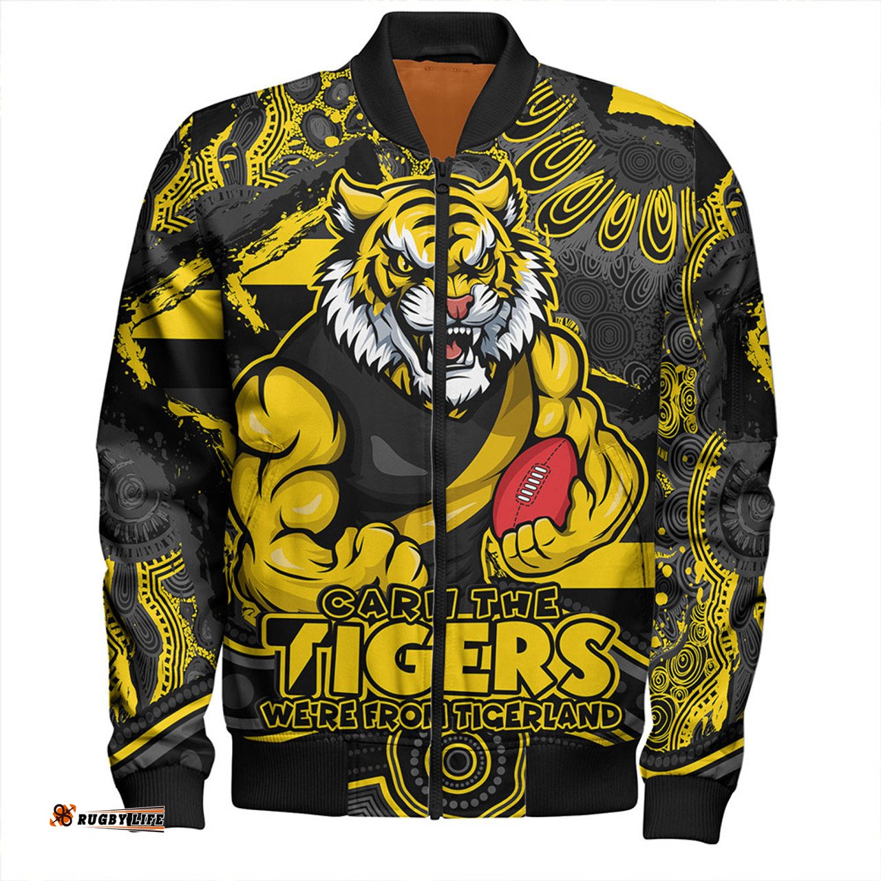 Amazing Aussie Richmond Blazing Spirit Of Victory Bomber Jacket